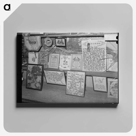 アートパネル-Gonzales County Fair Needlework Exhibit
 - ラッセル リー Canvas.
