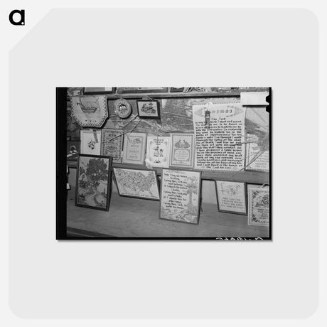 アートポストカード-Gonzales County Fair Needlework Exhibit
 - ラッセル リー Postcard.