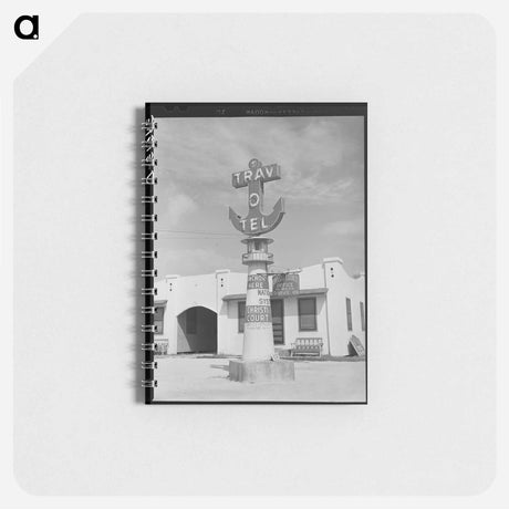 アートメモ帳-Tourist Court Insignia
 - ラッセル リー Memo.