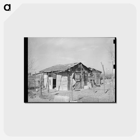 アートポストカード-Mexican Family Home
 - ラッセル リー Postcard.