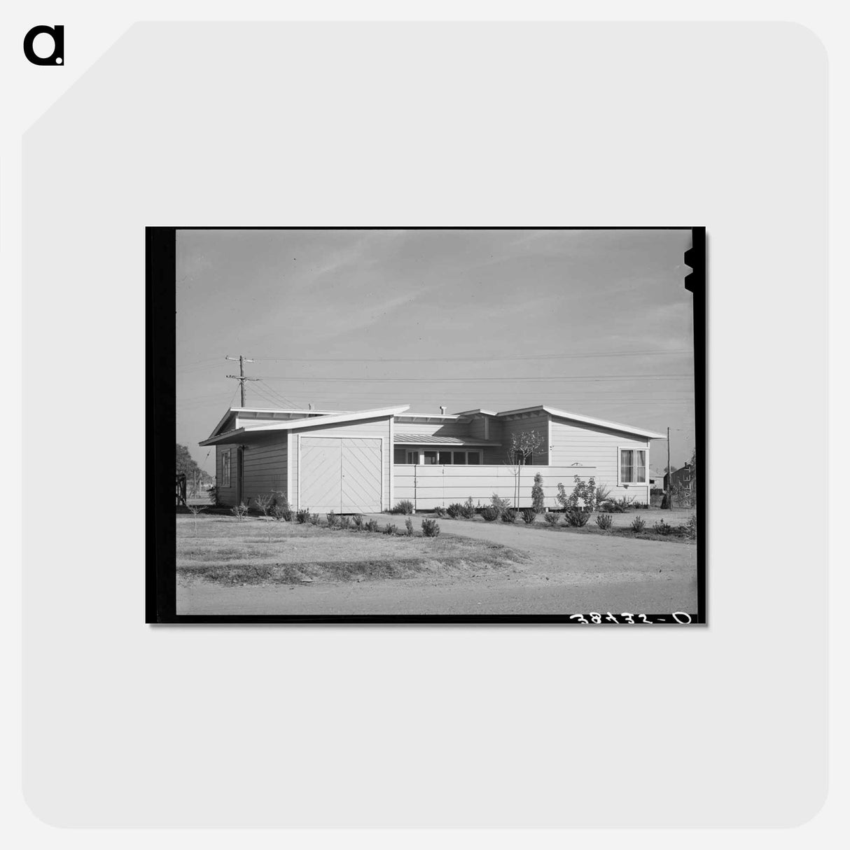アートポストカード-Camp Manager's House, Yuba City
 - ラッセル リー Postcard.