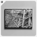 アートパネル-Automobile Springs, Junkyard, Abbeville
 - ラッセル リー Canvas.