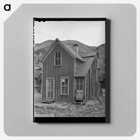 アートパネル-Old House of Gold Miner
 - ラッセル リー Canvas.
