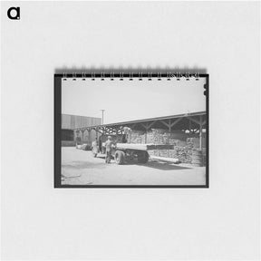 アートメモ帳-Loading Lumber in Phoenix
 - ラッセル リー Memo.