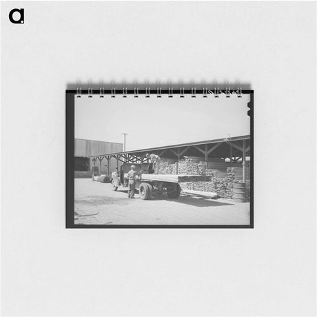 アートメモ帳-Loading Lumber in Phoenix
 - ラッセル リー Memo.