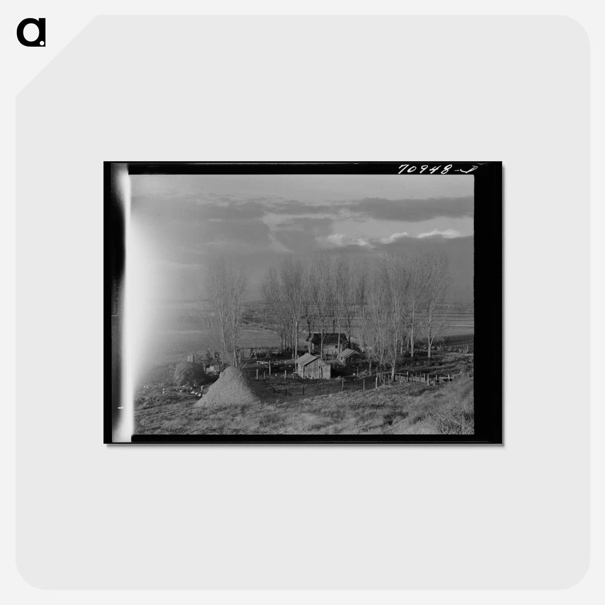 アートポストカード-Black Canyon Farmstead
 - ラッセル リー Postcard.