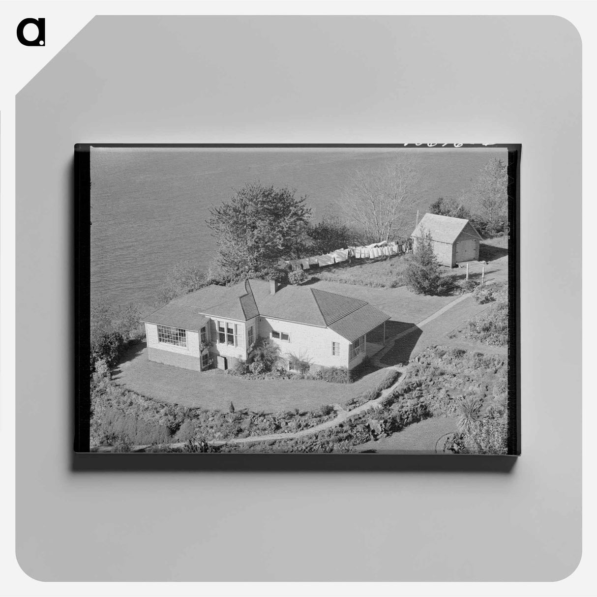 アートパネル-House on Oregon Coast
 - ラッセル リー Canvas.