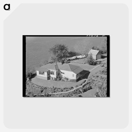 アートポストカード-House on Oregon Coast
 - ラッセル リー Postcard.