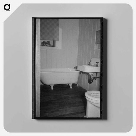 アートパネル-Child in Bed, Lake Dick Project
 - ラッセル リー Canvas.