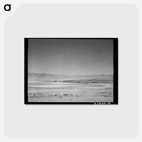 アートポストカード-Snowville Fields
 - ラッセル リー Postcard.