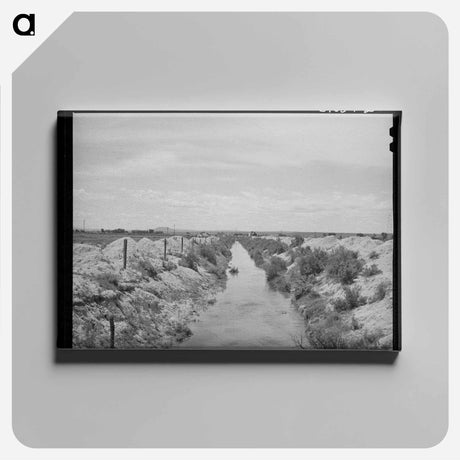 アートパネル-Irrigation Lateral Ditch
 - ラッセル リー Canvas.