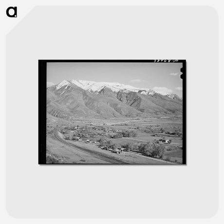 アートポストカード-Uinta Mountains, Weber River Valley
 - ラッセル リー Postcard.