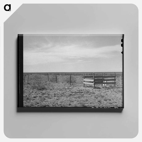 アートパネル-Grave on the High Plains
 - ラッセル リー Canvas.