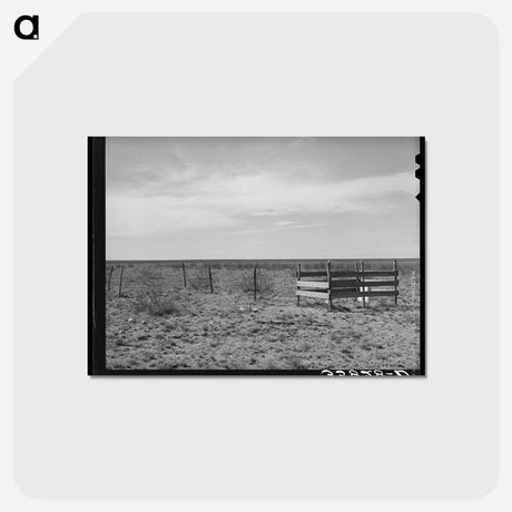 アートポストカード-Grave on the High Plains
 - ラッセル リー Postcard.