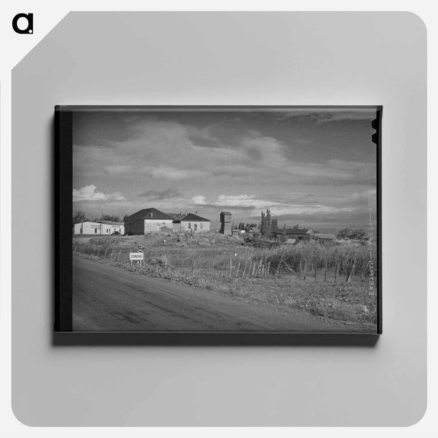 アートパネル-View of Concho, Arizona
 - ラッセル リー Canvas.