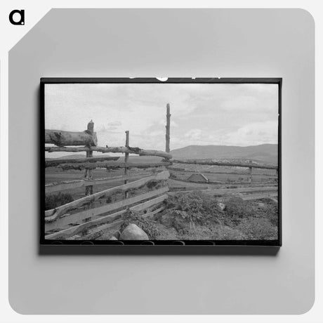 アートパネル-Chamisal Fence
 - ラッセル リー Canvas.
