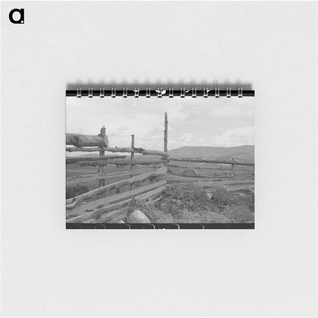 アートメモ帳-Chamisal Fence
 - ラッセル リー Memo.