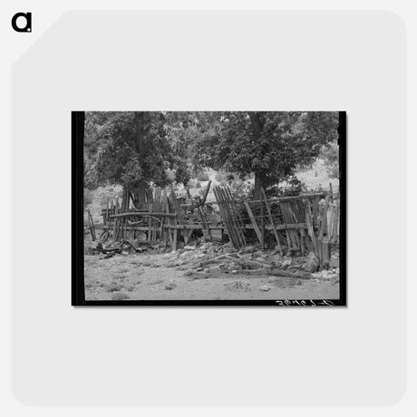 アートポストカード-Georgetown Fence
 - ラッセル リー Postcard.