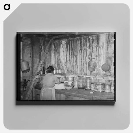 アートパネル-Mrs. LaBlanc's Kitchen
 - ラッセル リー Canvas.