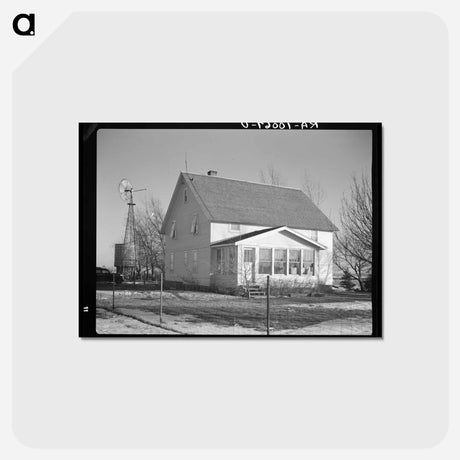 アートポストカード-G.H. West Farm Remodel
 - ラッセル リー Postcard.