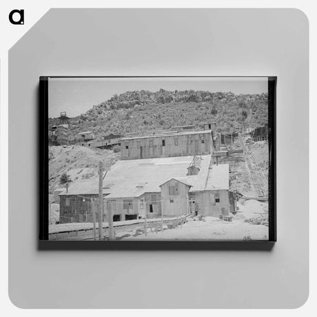 アートパネル-Mill at Gold Mine, Mogollon, New Mexico
 - ラッセル リー Canvas.