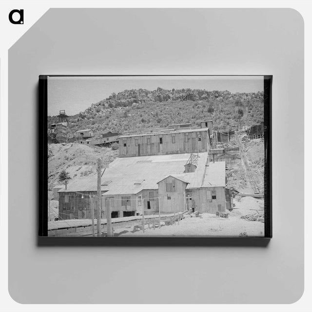 アートパネル-Mill at Gold Mine, Mogollon, New Mexico
 - ラッセル リー Canvas.