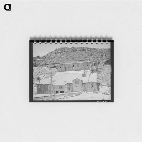 アートメモ帳-Mill at Gold Mine, Mogollon, New Mexico
 - ラッセル リー Memo.
