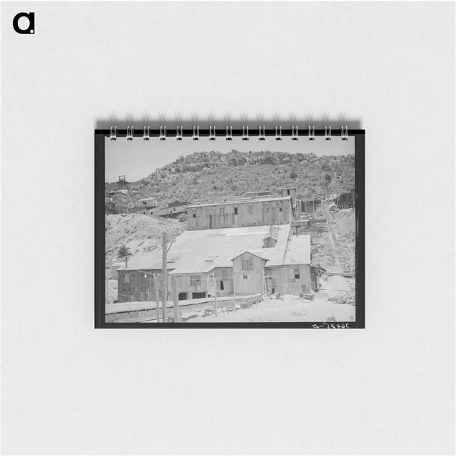 アートメモ帳-Mill at Gold Mine, Mogollon, New Mexico
 - ラッセル リー Memo.