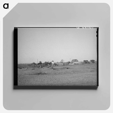 アートパネル-Farmstead of Carl Rubel
 - ラッセル リー Canvas.