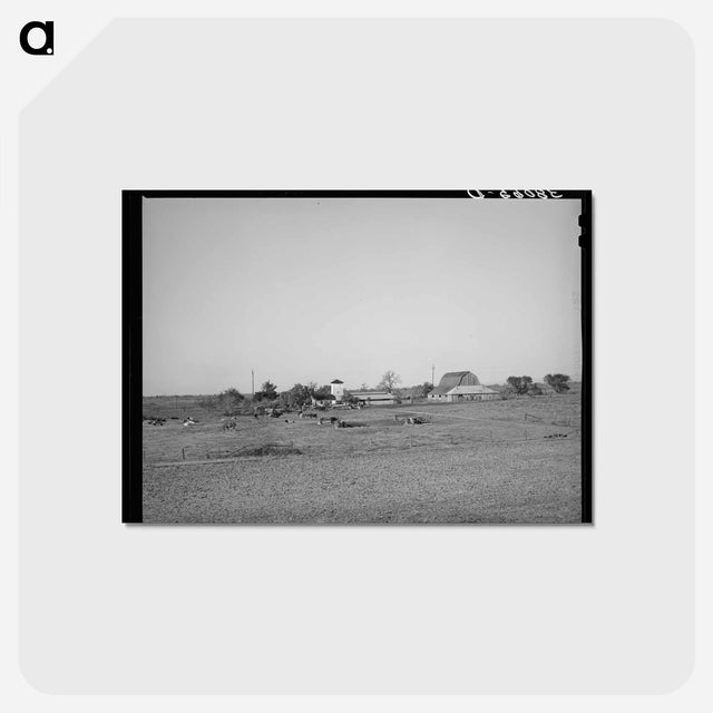 アートポストカード-Farmstead of Carl Rubel
 - ラッセル リー Postcard.