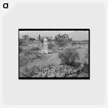 アートポストカード-Boothill Cemetery
 - ラッセル リー Postcard.