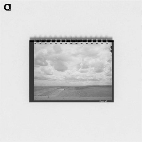 アートメモ帳-Farmland. Dead Ox Flat, Malheur County, Oregon
 - ラッセル リー Memo.