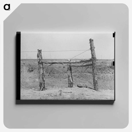 アートパネル-Corner Post Fence, Balmorhea
 - ラッセル リー Canvas.