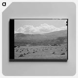 アートパネル-Mountain Valley Farming Land
 - ラッセル リー Canvas.