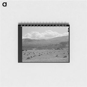 アートメモ帳-Mountain Valley Farming Land
 - ラッセル リー Memo.