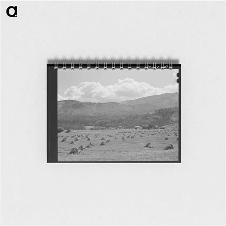 アートメモ帳-Mountain Valley Farming Land
 - ラッセル リー Memo.