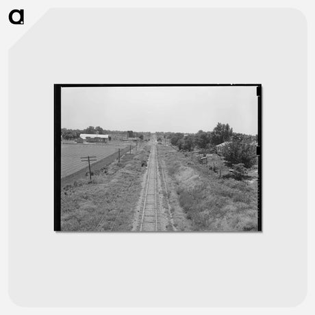 アートポストカード-Oklahoma Railroad
 - ラッセル リー Postcard.
