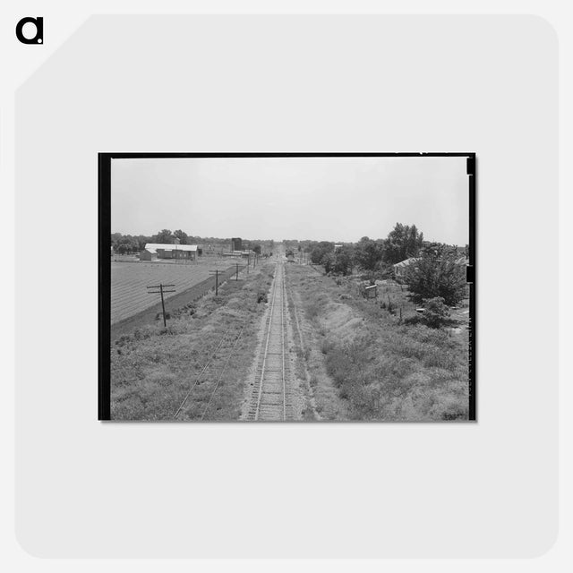 アートポストカード-Oklahoma Railroad
 - ラッセル リー Postcard.