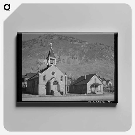 アートパネル-Church and Parsonage, Silverton
 - ラッセル リー Canvas.