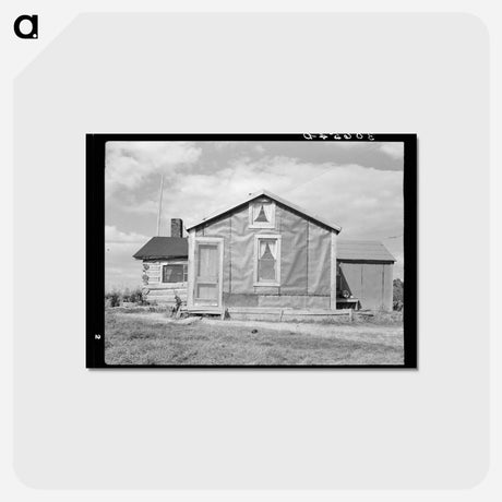 アートポストカード-Panchot's Farmhouse
 - ラッセル リー Postcard.