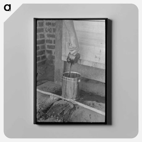 アートパネル-Sorghum Mill, Lake Dick Project
 - ラッセル リー Canvas.