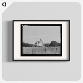 アートポスター-Wheat Elevator, Latah County
 - ラッセル リー Poster.