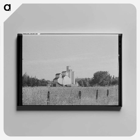 アートパネル-Wheat Elevator, Latah County
 - ラッセル リー Canvas.