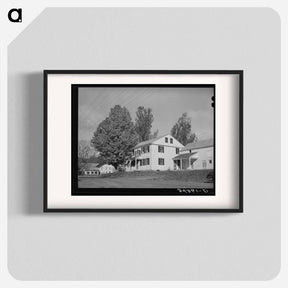 アートポスター-New England Home, Bridgewater, Vermont
 - ラッセル リー Poster.