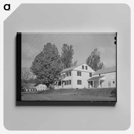 アートパネル-New England Home, Bridgewater, Vermont
 - ラッセル リー Canvas.
