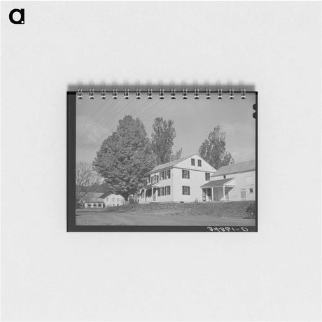 アートメモ帳-New England Home, Bridgewater, Vermont
 - ラッセル リー Memo.