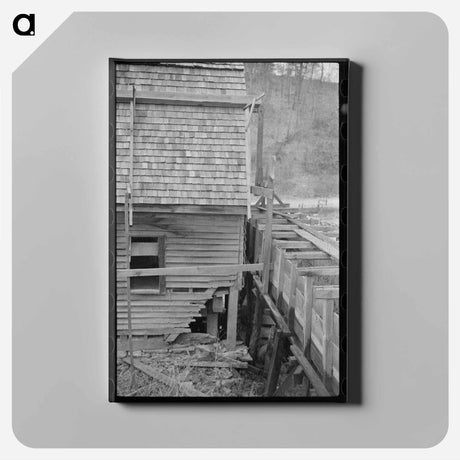 アートパネル-Old Gristmill on Skyline Drive
 - ラッセル リー Canvas.