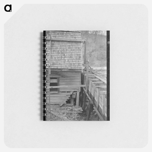 アートメモ帳-Old Gristmill on Skyline Drive
 - ラッセル リー Memo.