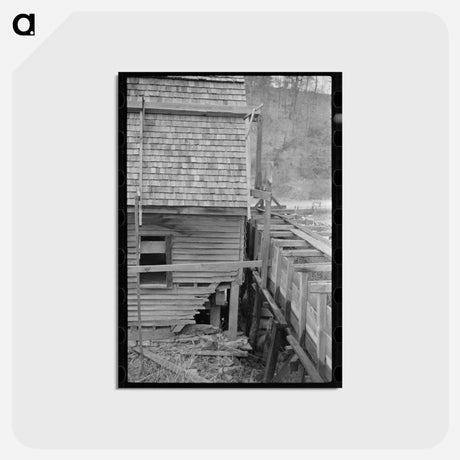 アートポストカード-Old Gristmill on Skyline Drive
 - ラッセル リー Postcard.