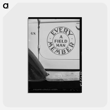 アートポストカード-Dairymen's Cooperative Creamery Slogan
 - ラッセル リー Postcard.